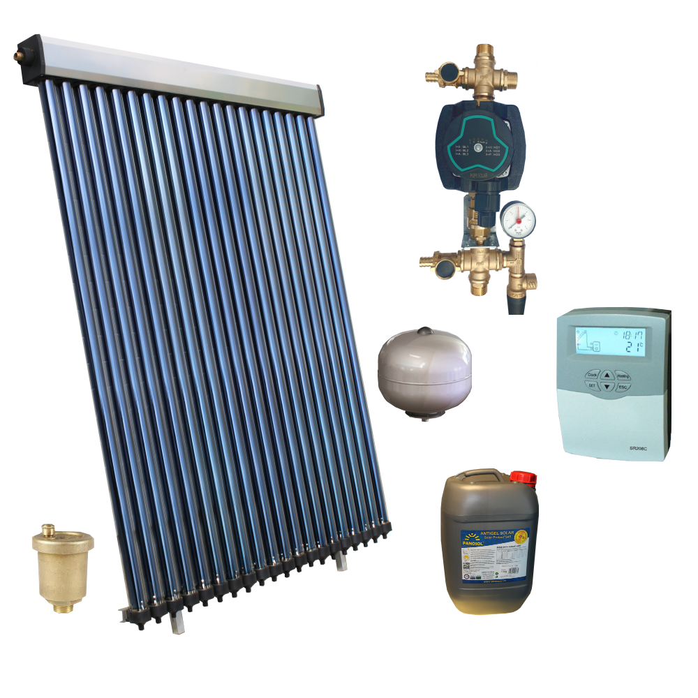 pachet solar economic pentru 4 persoane, fara boiler
